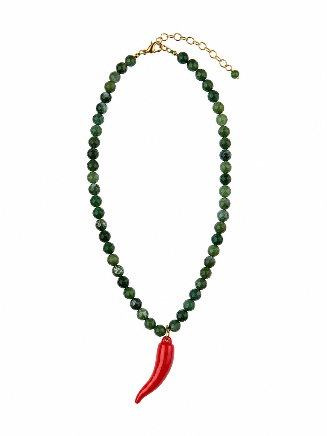 PEPERONCINO AGATE NECKLACE