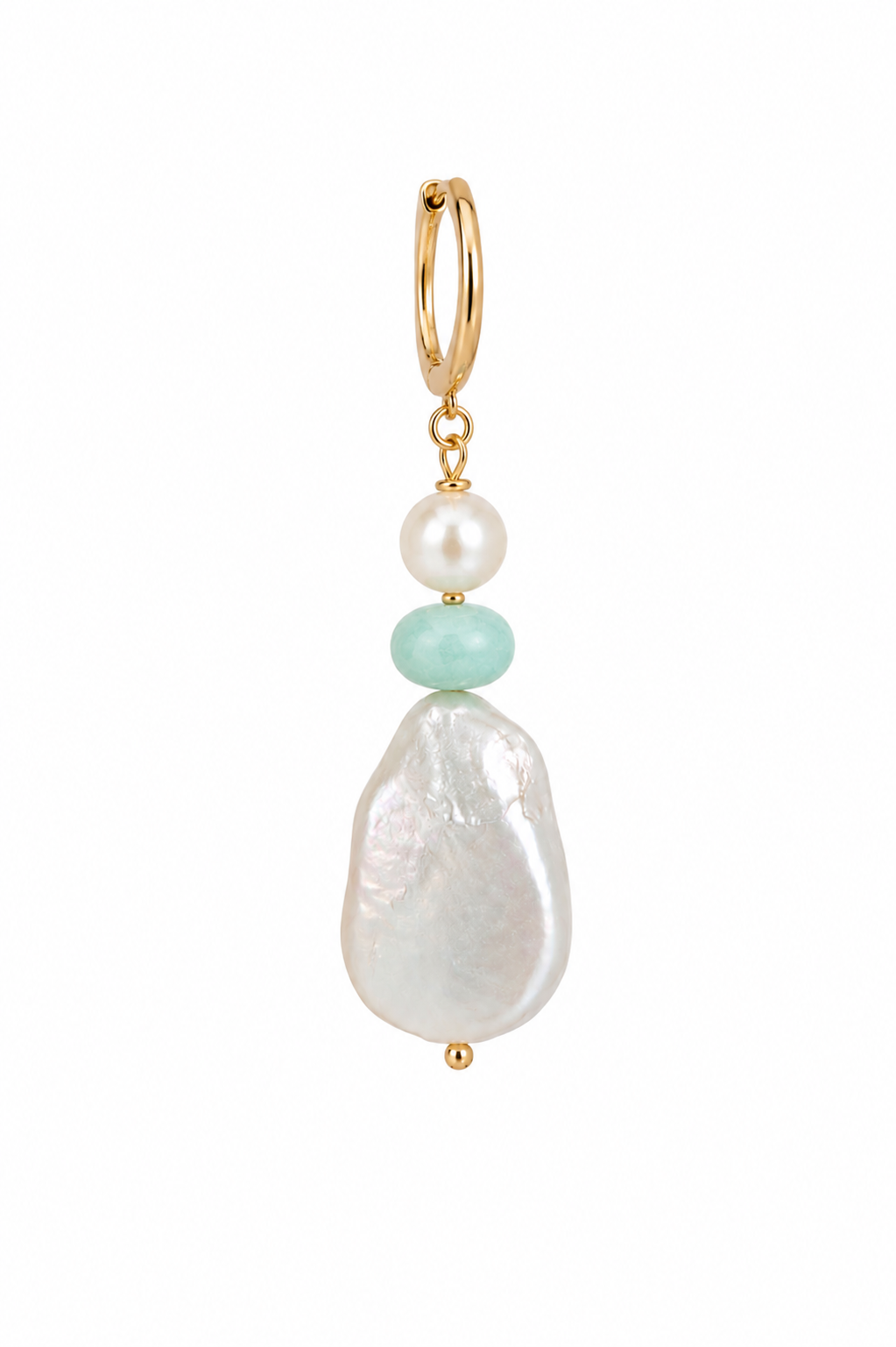 AQUA PEARL EARRING