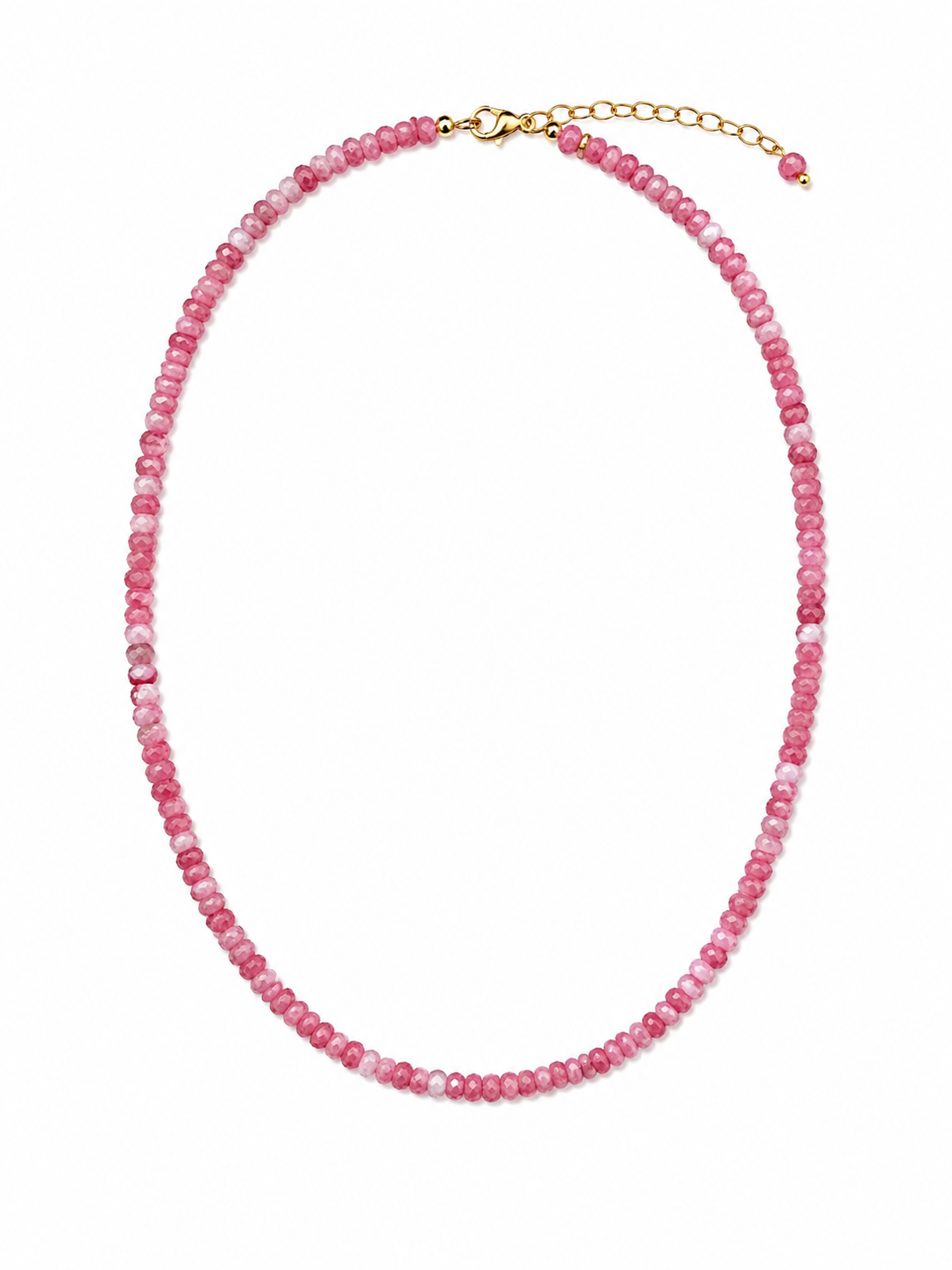 PINK JADE NECKLACE