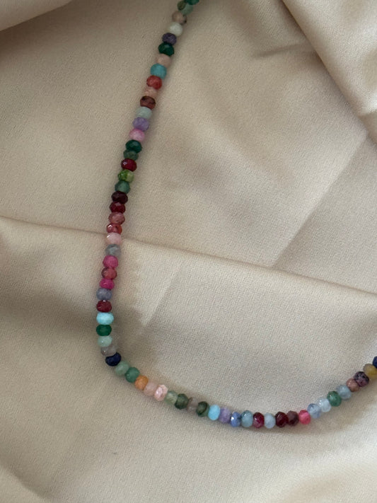 COLORFUL JADE NECKLACE