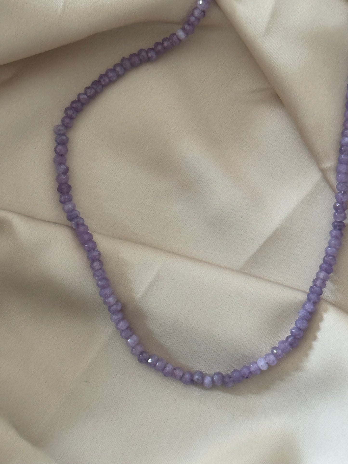PURPLE JADE NECKLACE