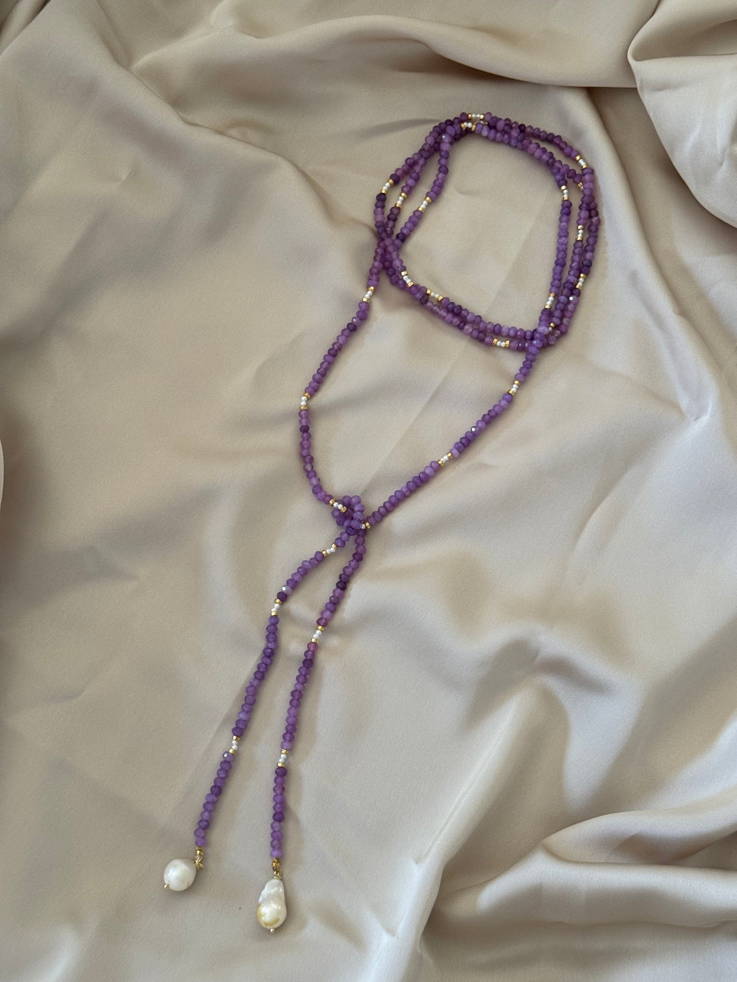 PERLA – LILAC NECKLACE