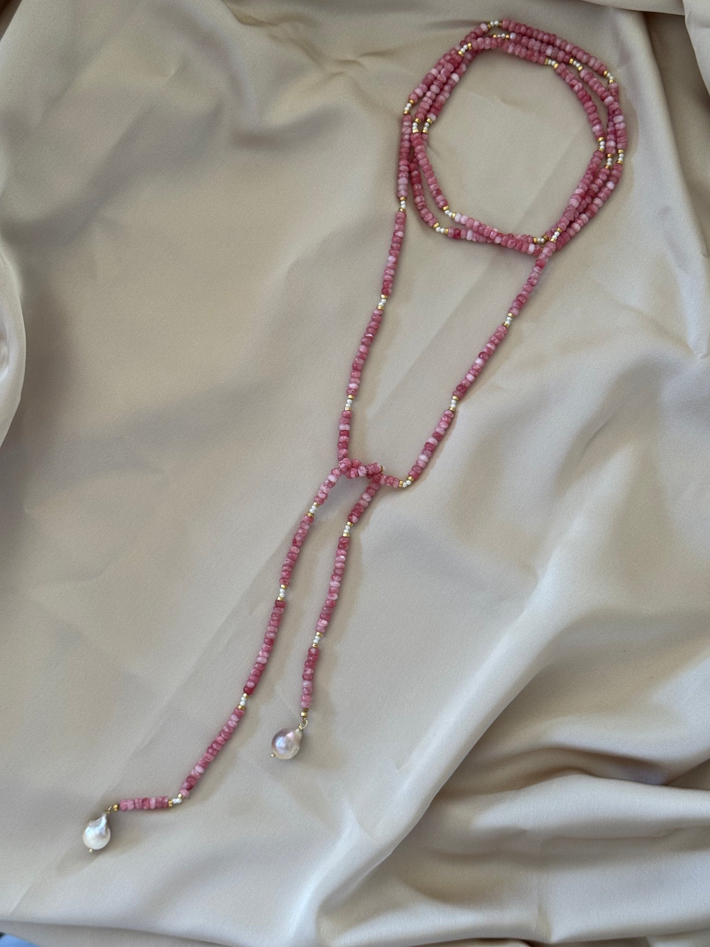 PERLA – BLUSH NECKLACE