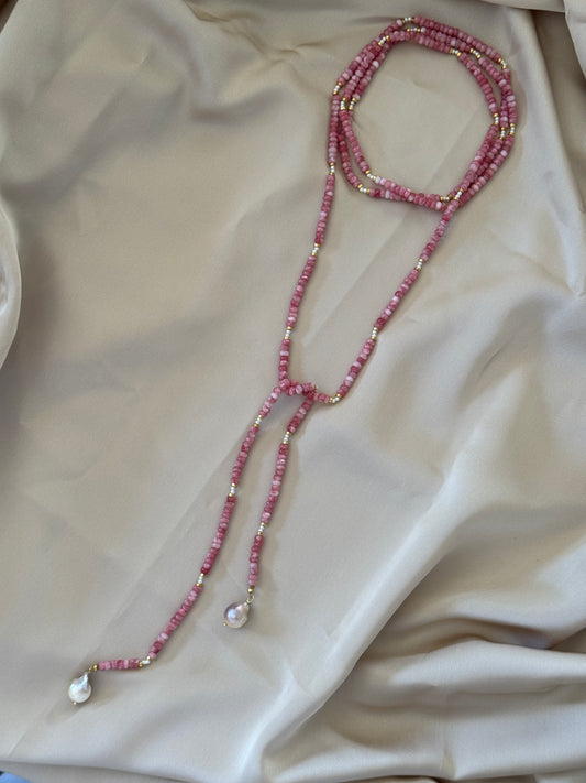 PERLA – BLUSH NECKLACE