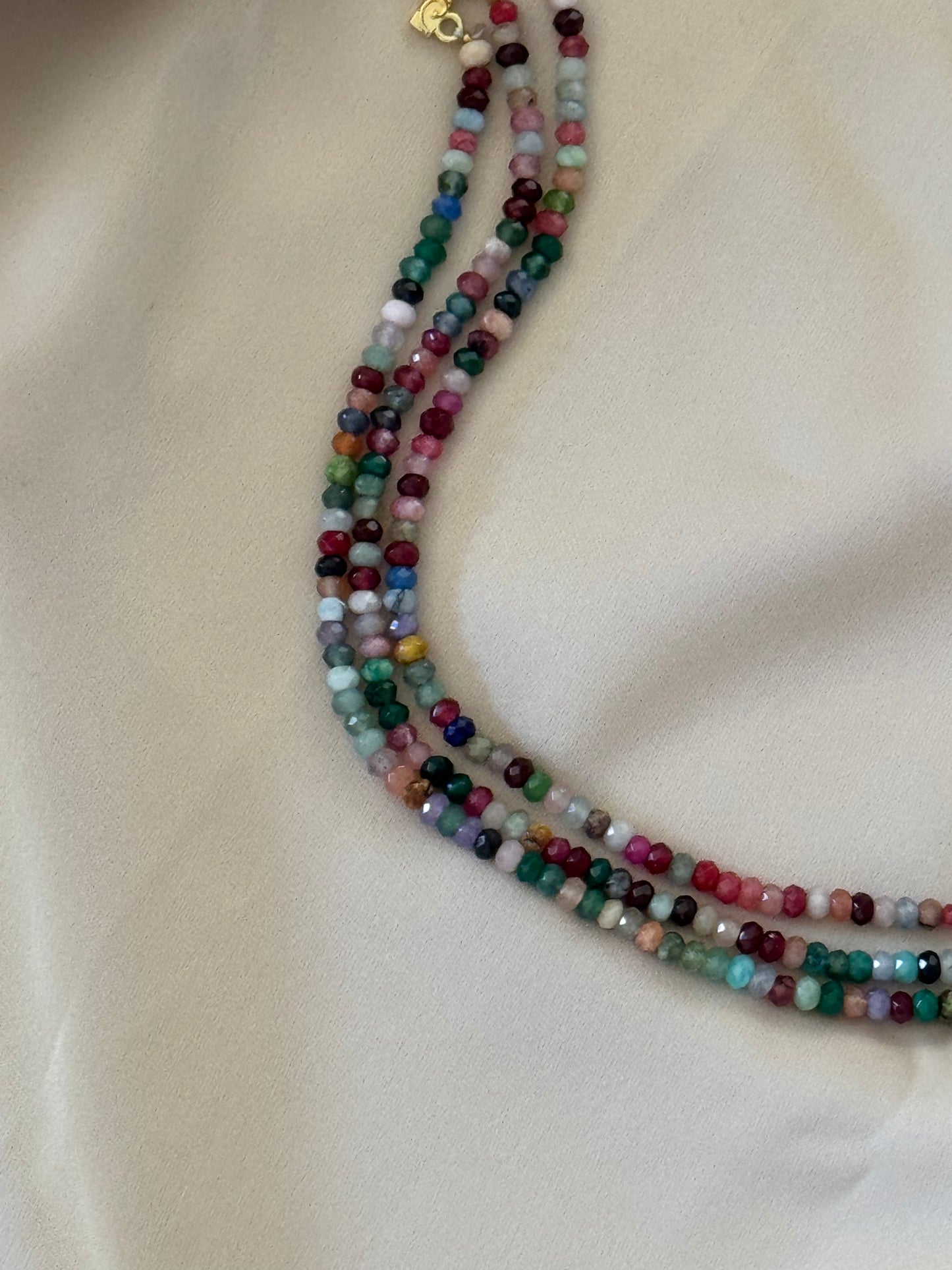 COLORFUL JADE CHOKER